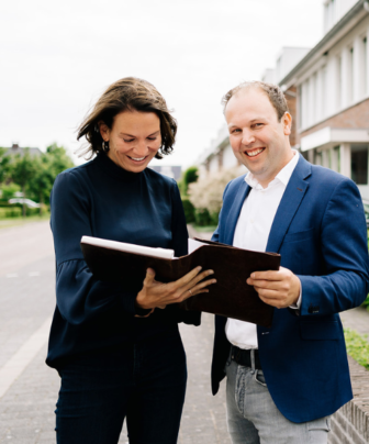Martijn Vosmar en Marieke van den Akker makelaars van Het Waare Huis