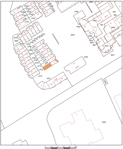 Plattegrond ligging, Rompertcentrum 2 's-Hertogenbosch