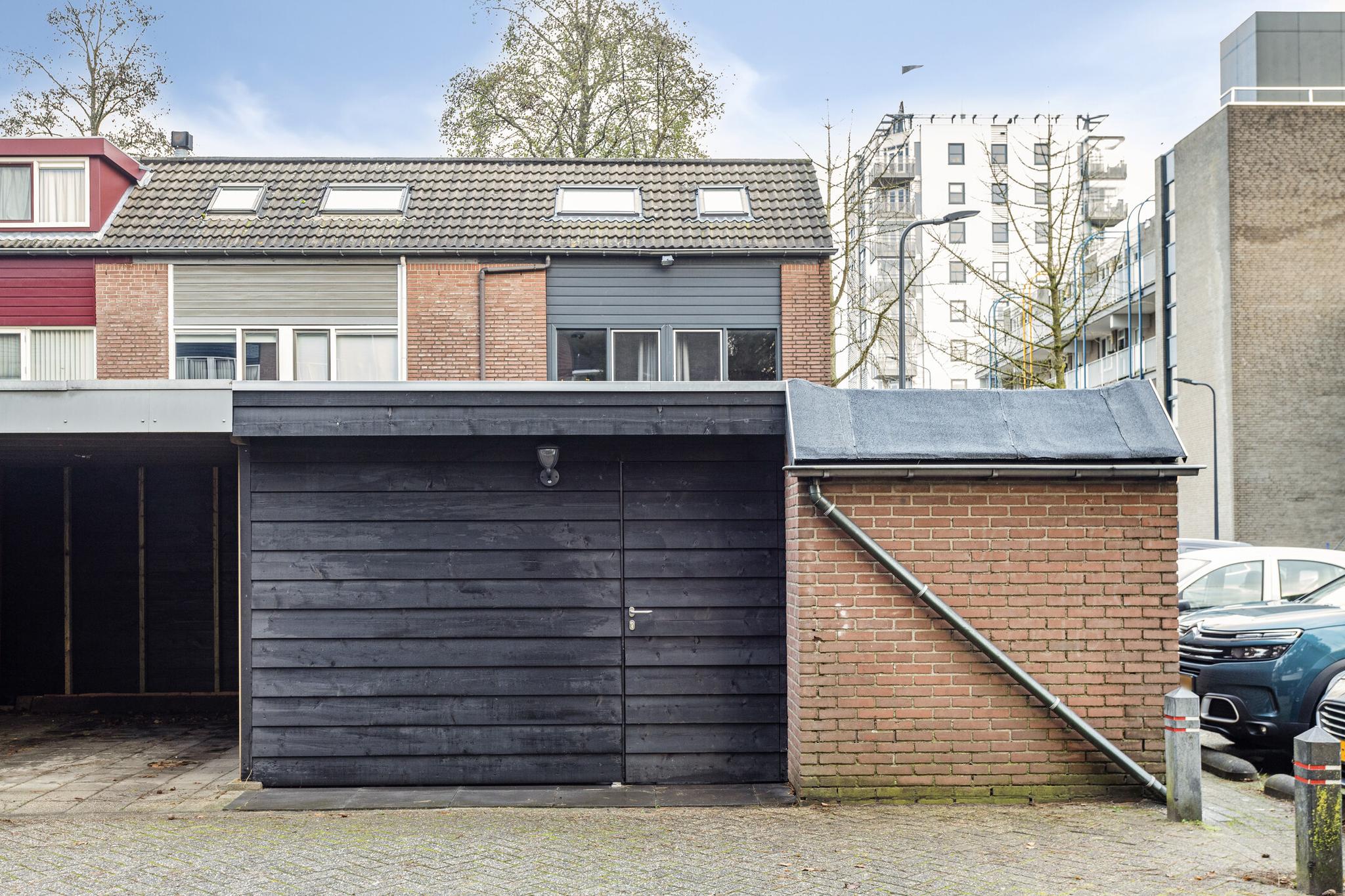 Achterkant woning, Rompertcentrum 2 's-Hertogenbosch