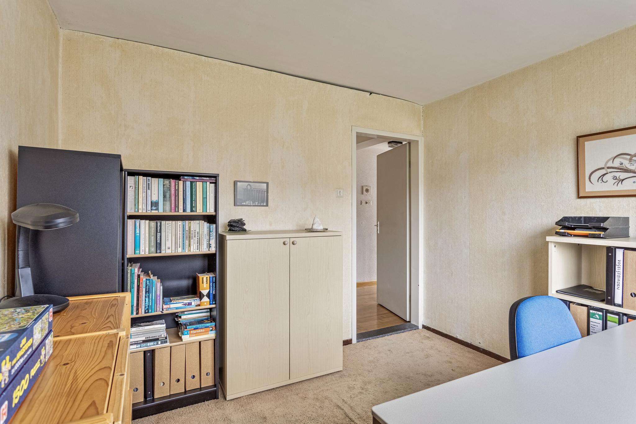 Werkkamer richting deur, Gerard Bruningstraat 14 Rosmalen