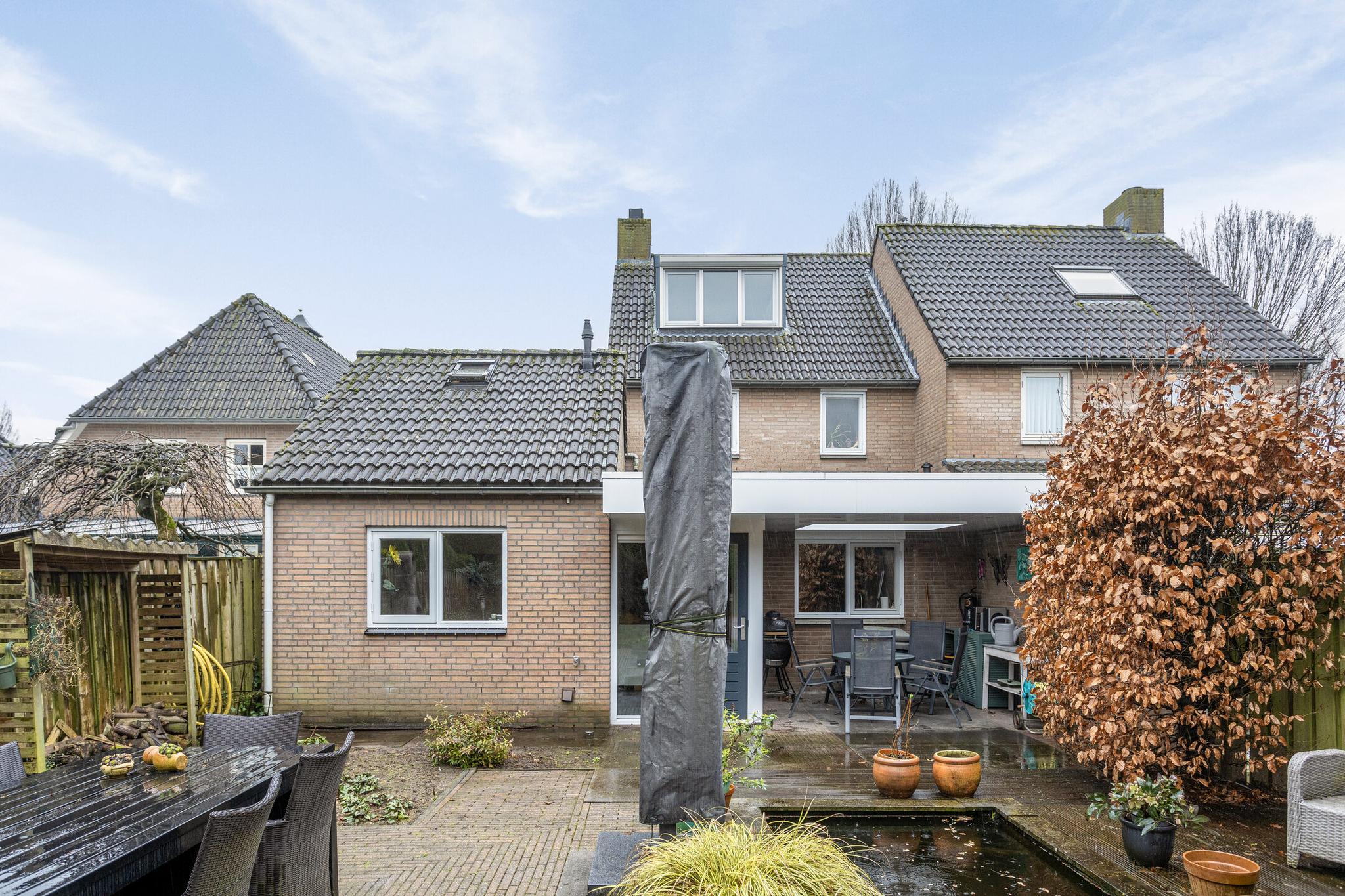 Achterkant woning, Dissel 12 Nuland