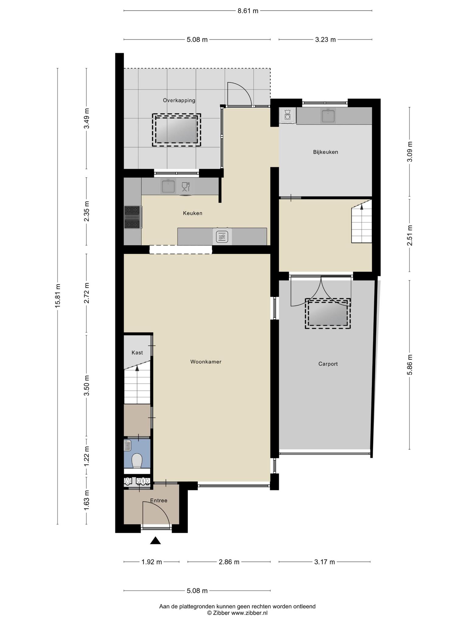 Plattegrond eerste verdieping, Dissel 12 Nuland