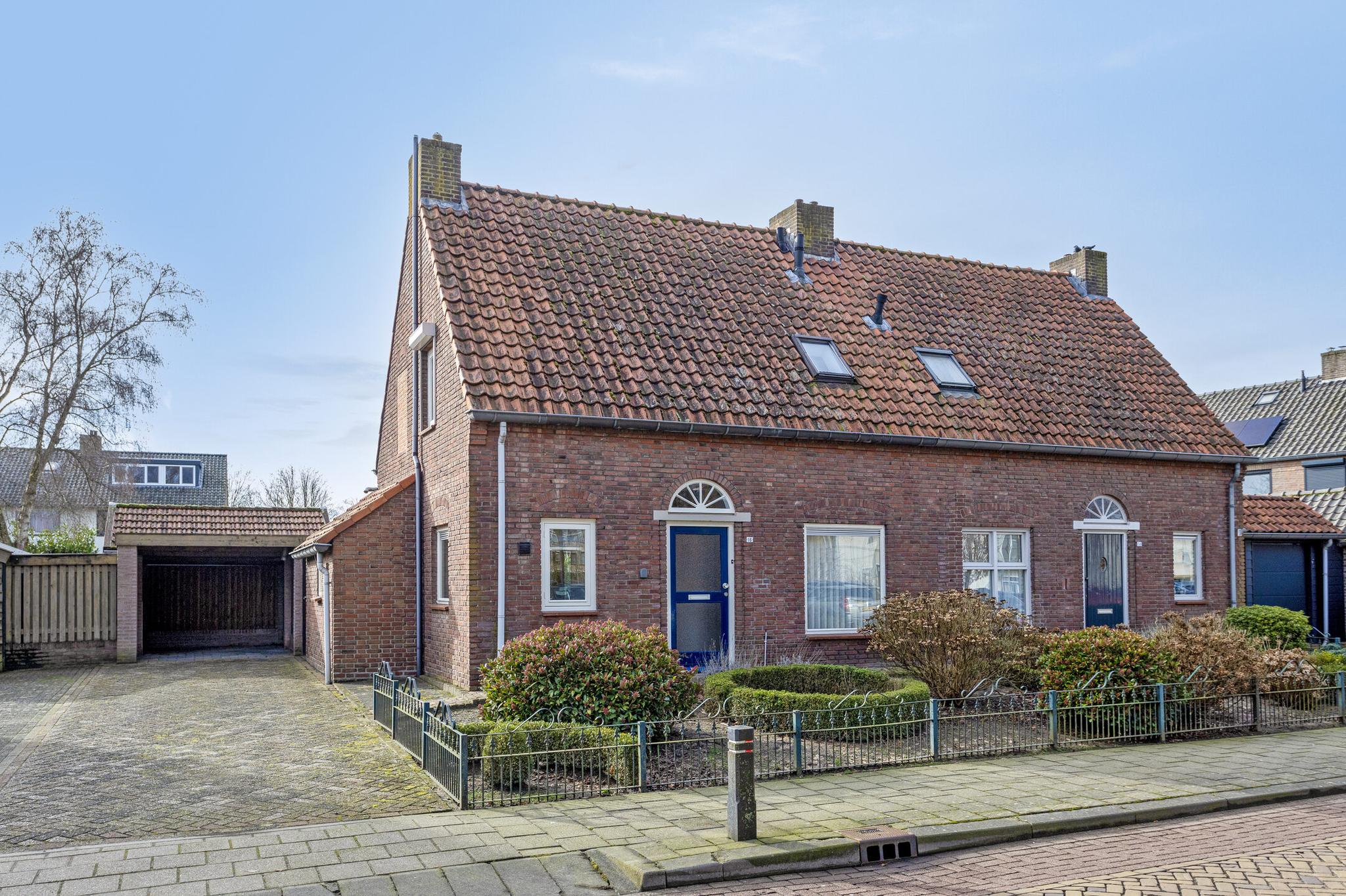 Voorkant woning, Zijlstraat 16 Heeswijk-dinther