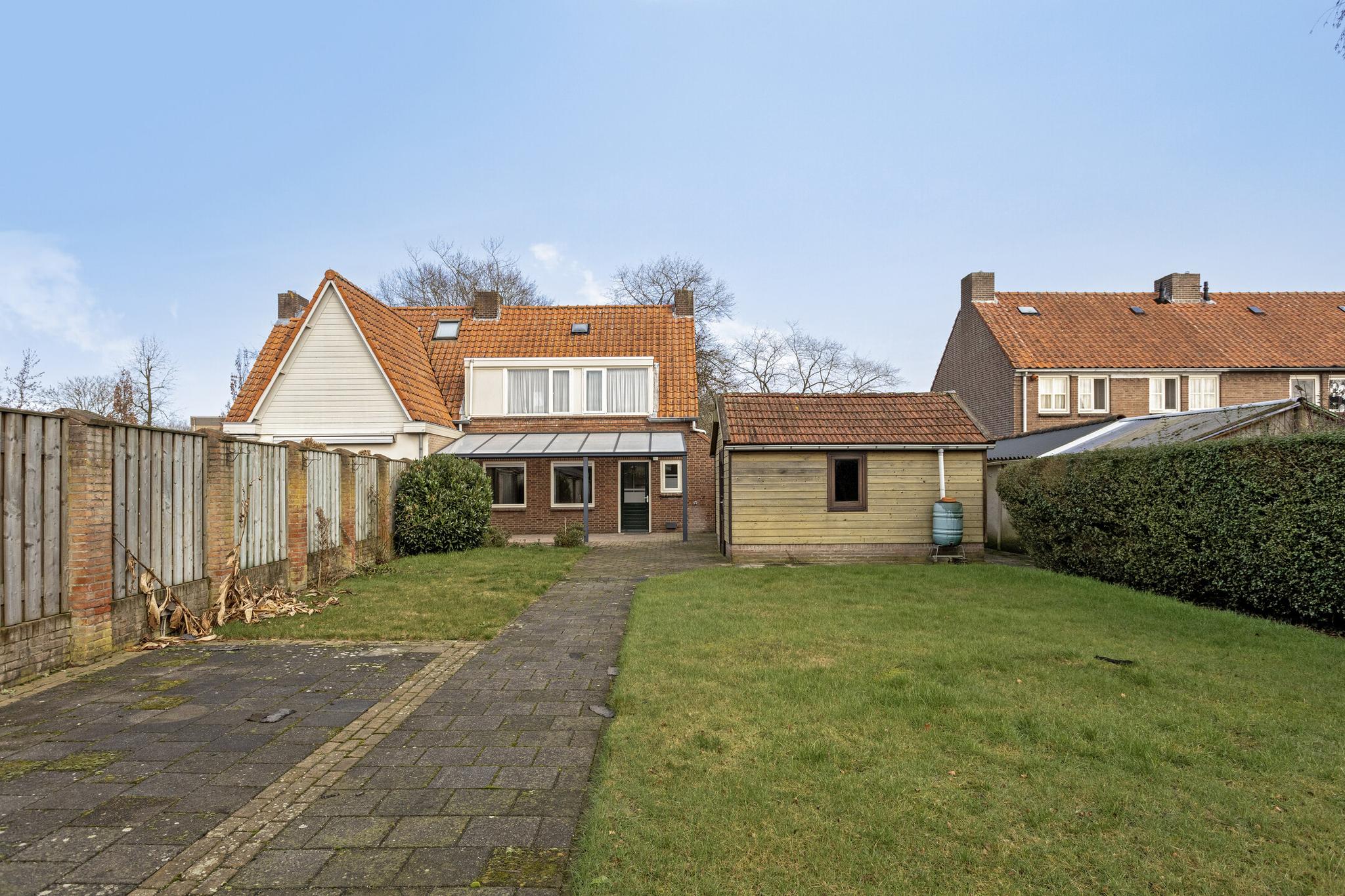 Achterkant woning, Zijlstraat 16 Heeswijk-dinther