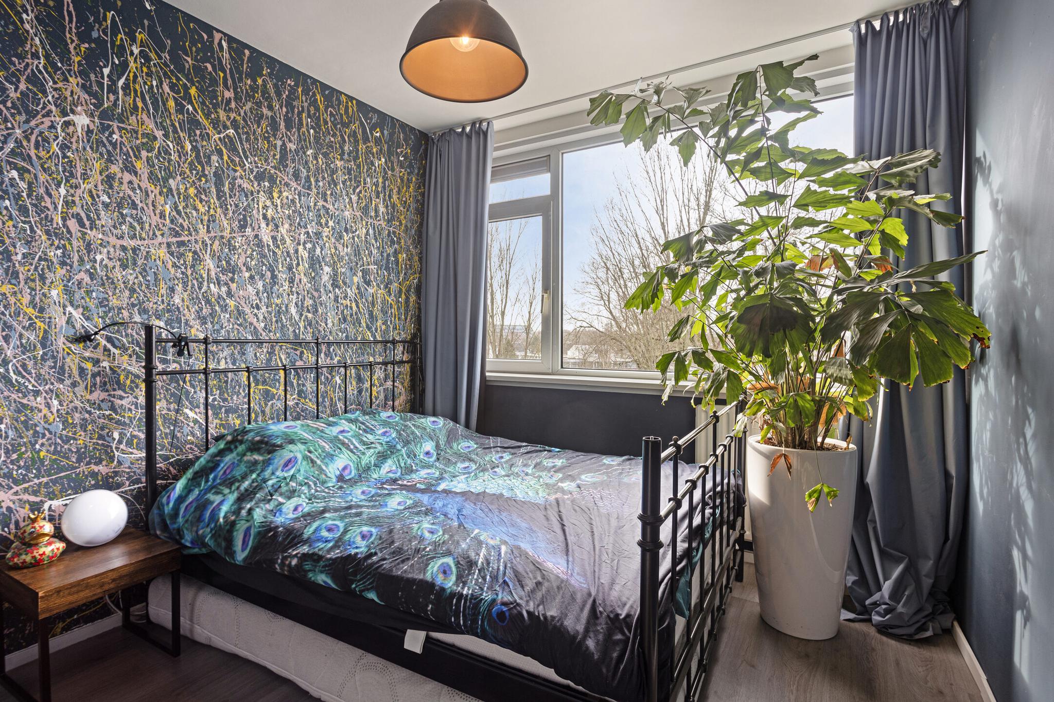 Slaapkamer richting bed, Lucas Gasselstraat 54 Rosmalen