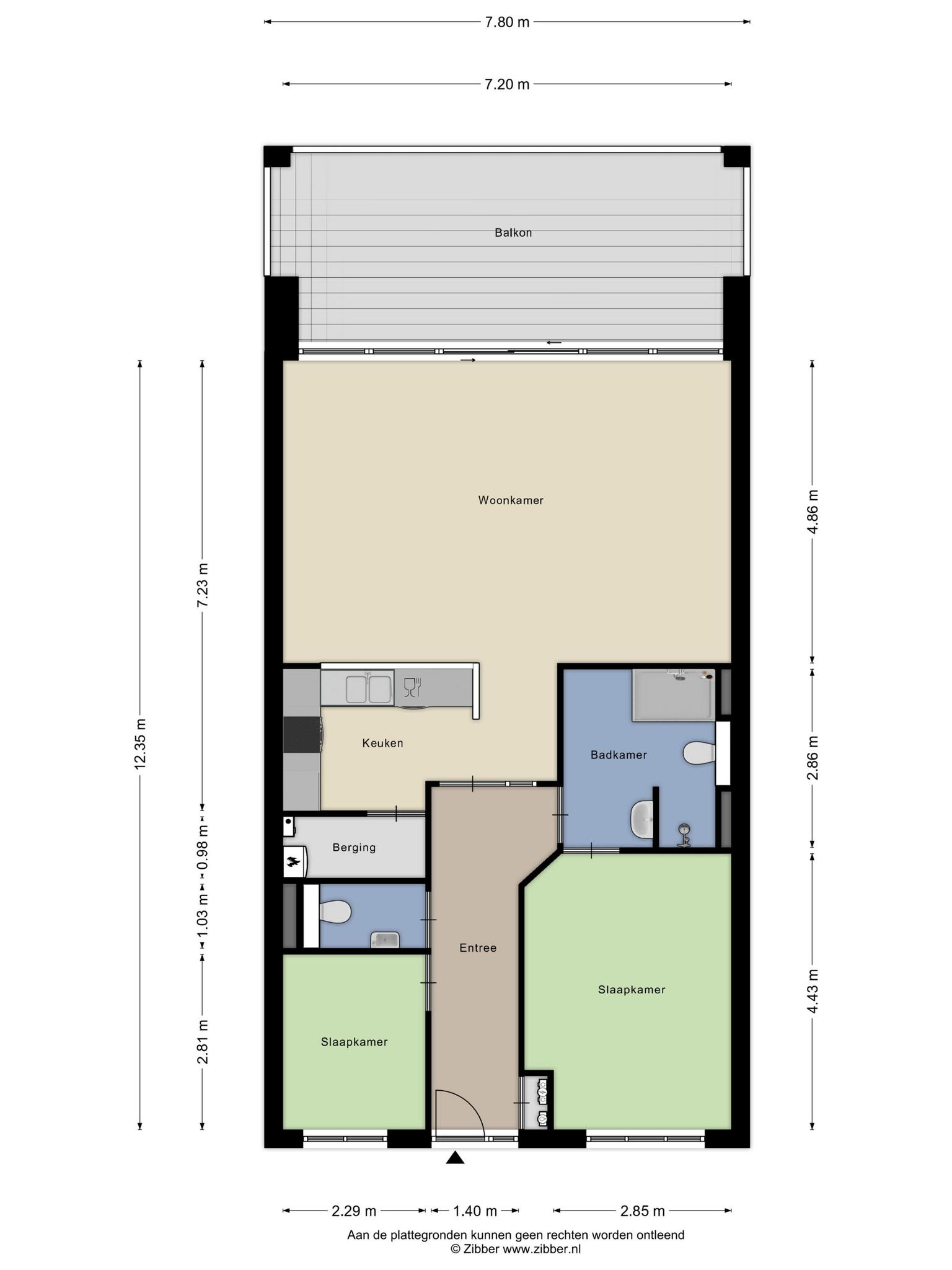 Plattegrond, Christiaan Kannemansstraat 31 Rosmalen