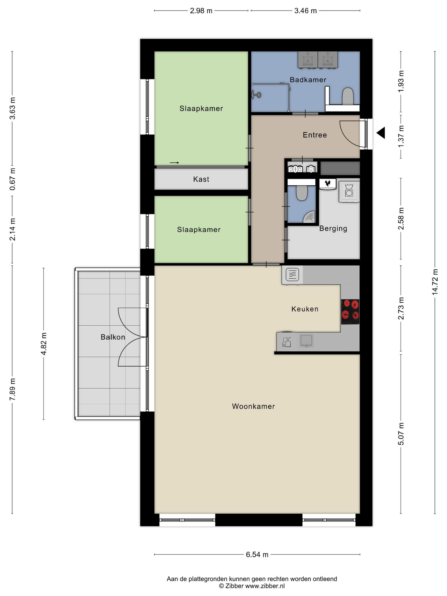 Plattegrond, Javastraat 134 's-Hertogenbosch