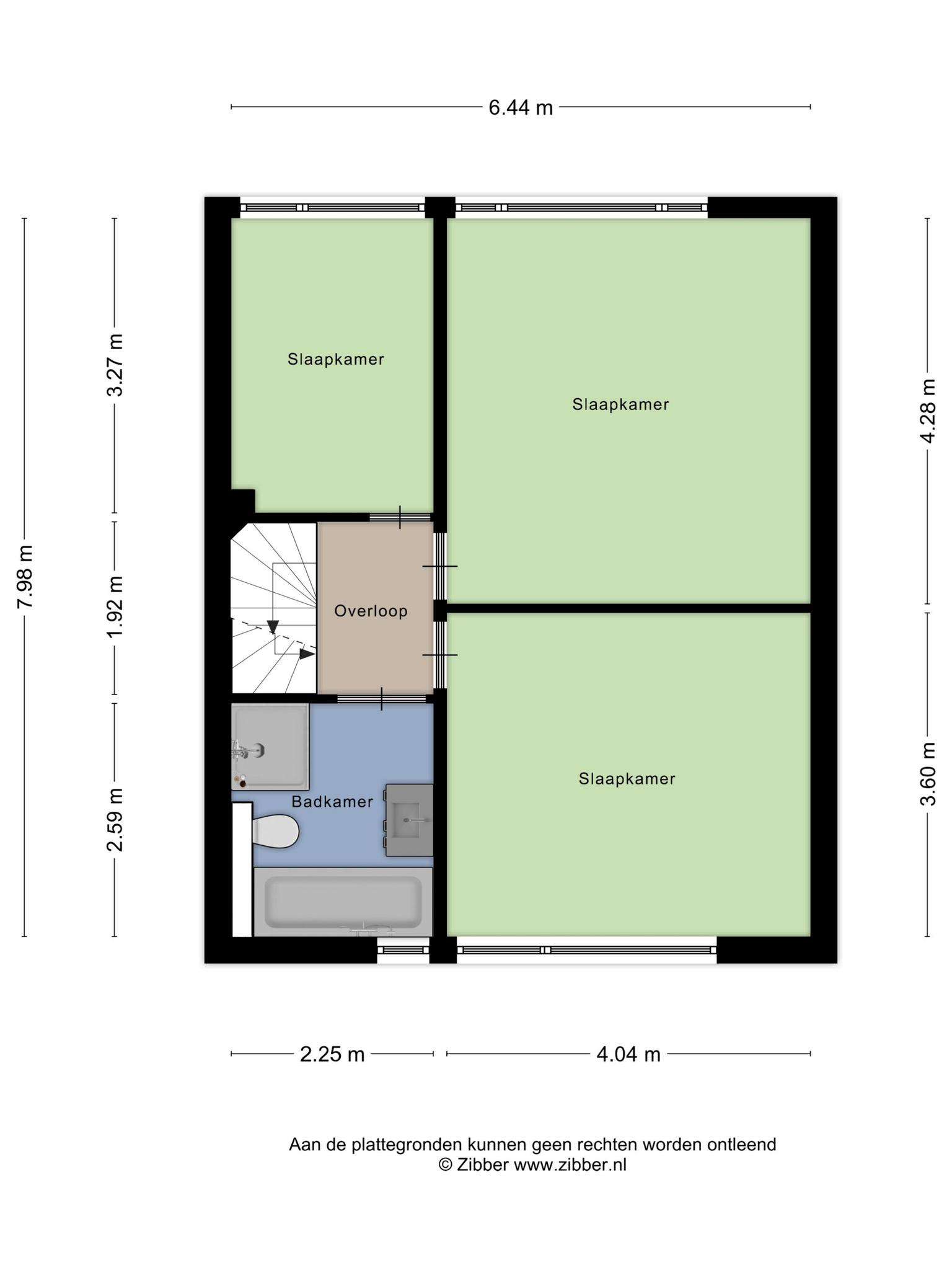 Plattegrond eerste verdieping, Herculesstraat 53 Rosmalen