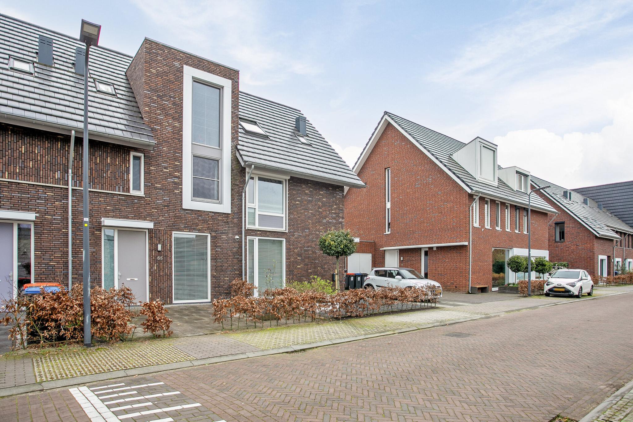 Voorkant woning, Pastelblauw 65 Rosmalen