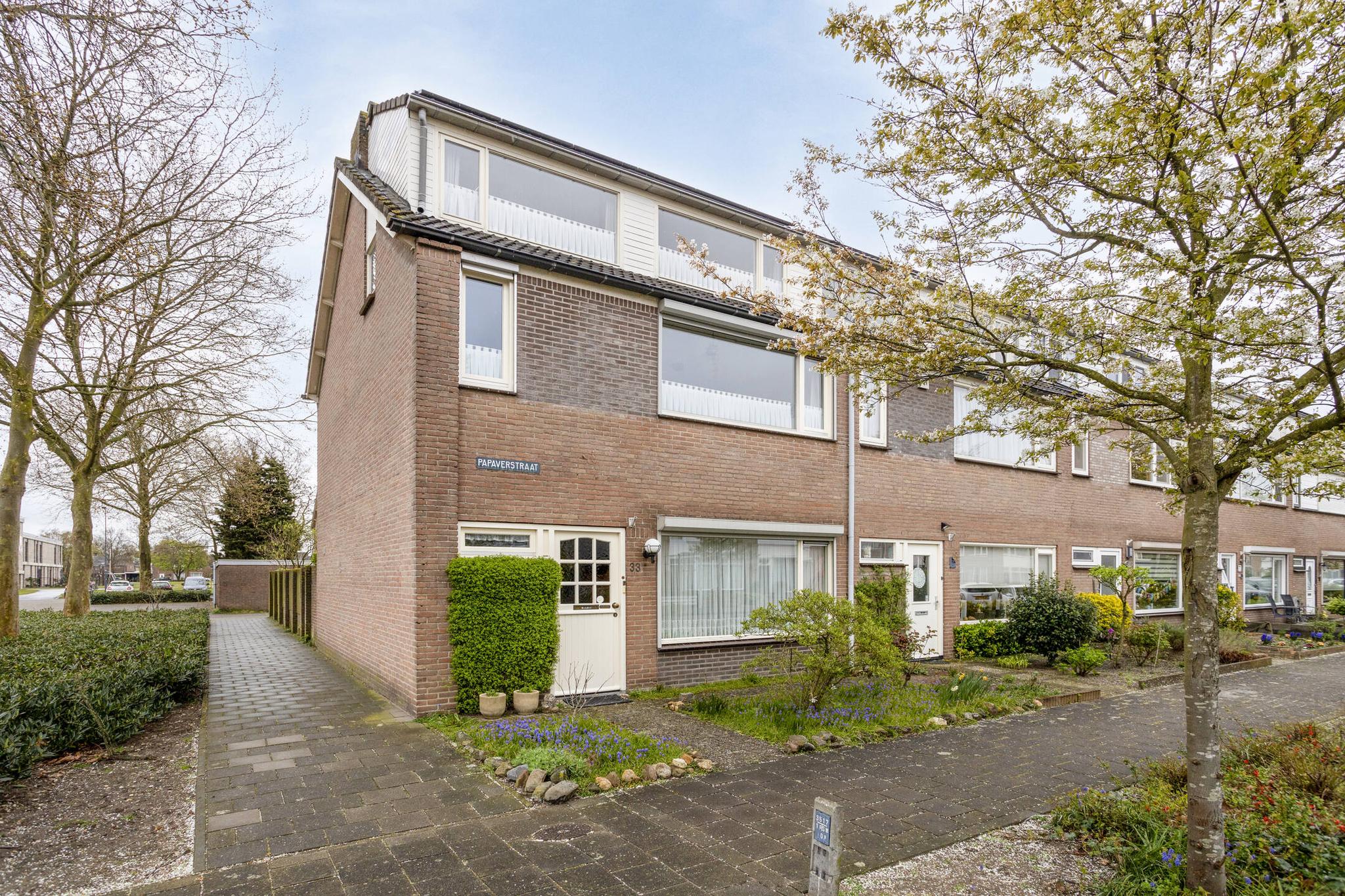 Voorkant woning, Papaverstraat 33 Rosmalen