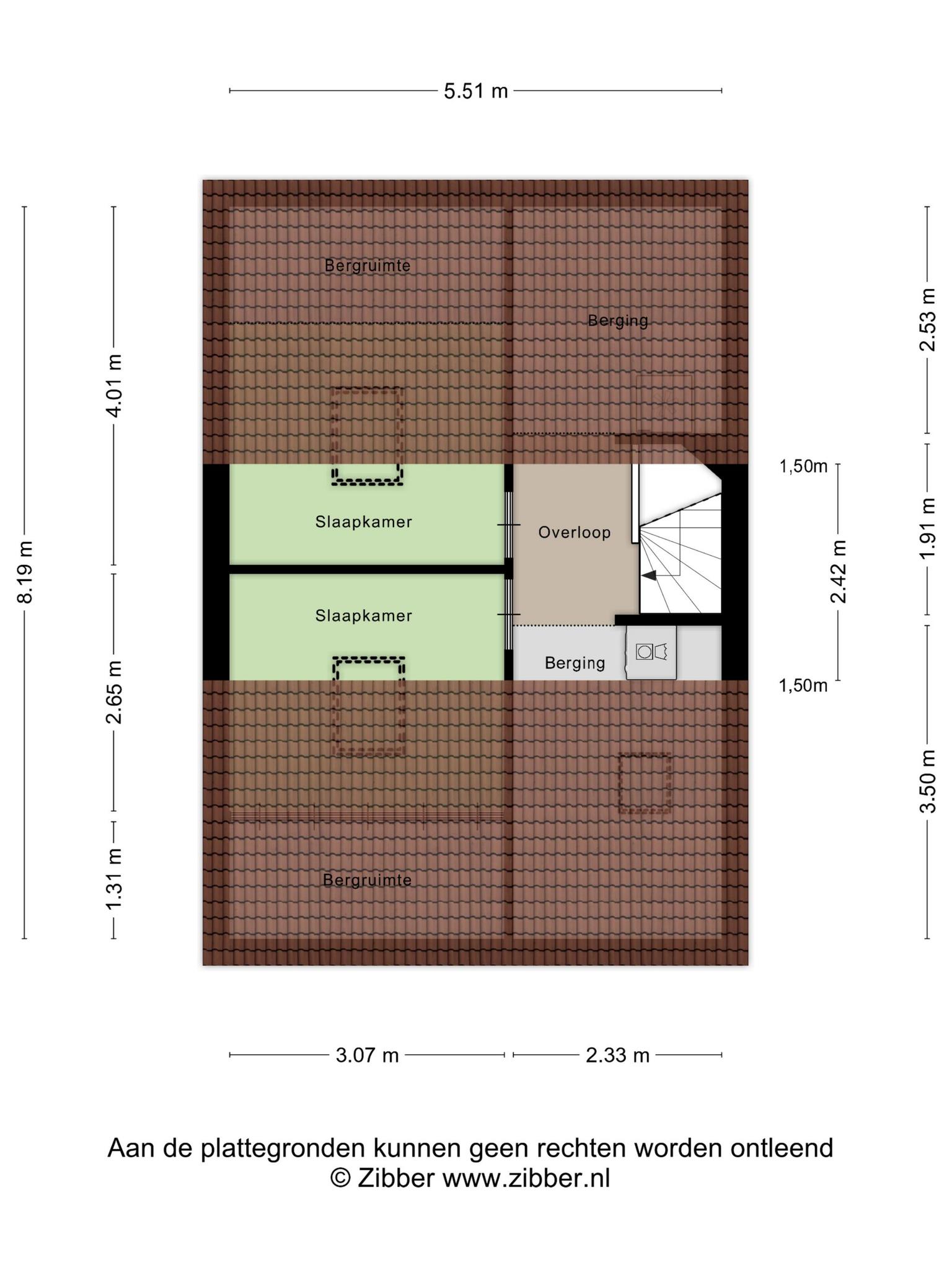 Plattegrond van Hofstedenlaan 15 in 's-Hertogenbosch