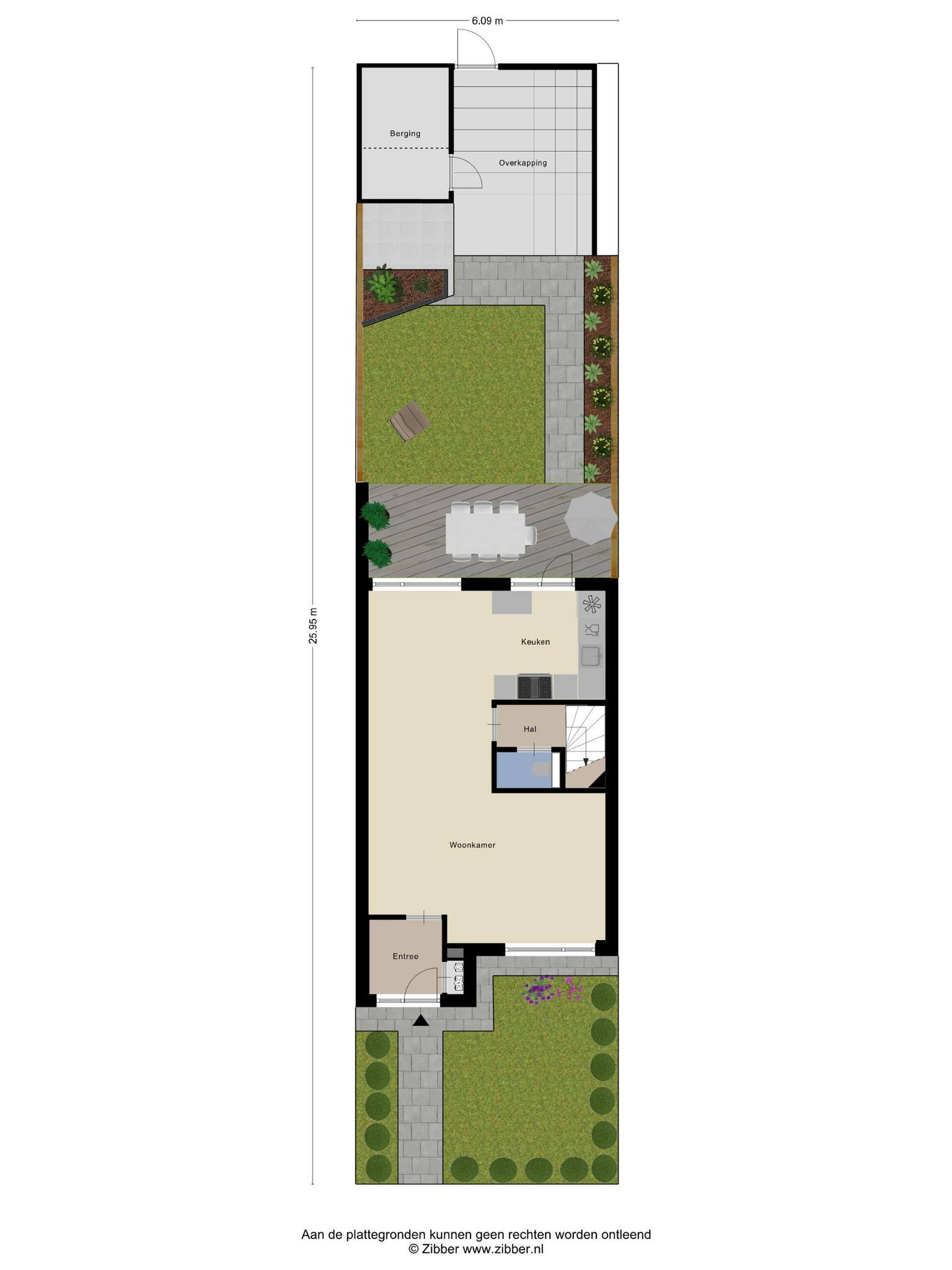 Plattegrond van Hofstedenlaan 15 in 's-Hertogenbosch