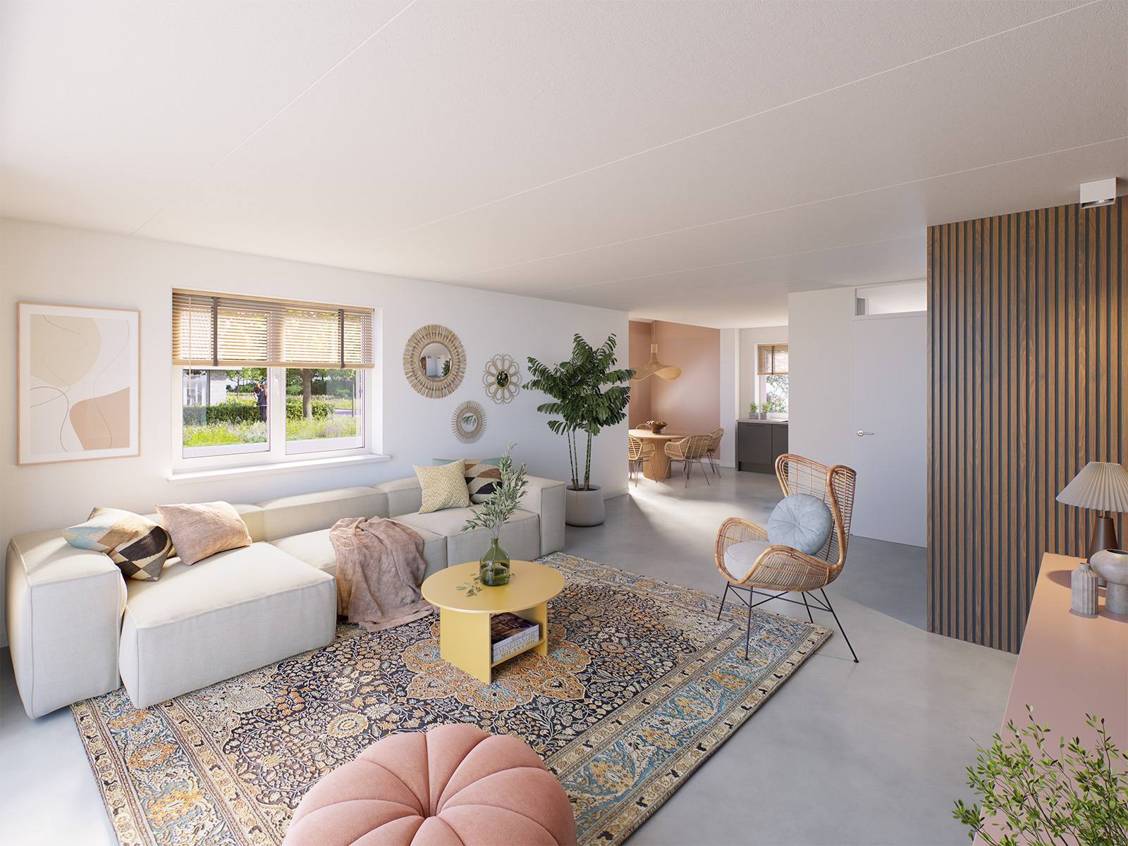 Render van nieuwbouwwijk Tuinenrijk veld 4